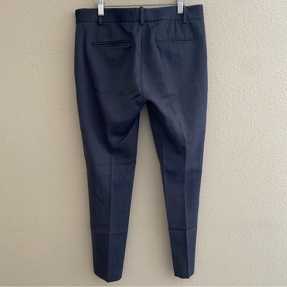 Theory Wool Blend Gray Straught Leg Trouser Pants Size 4 - Picture 2 of 10